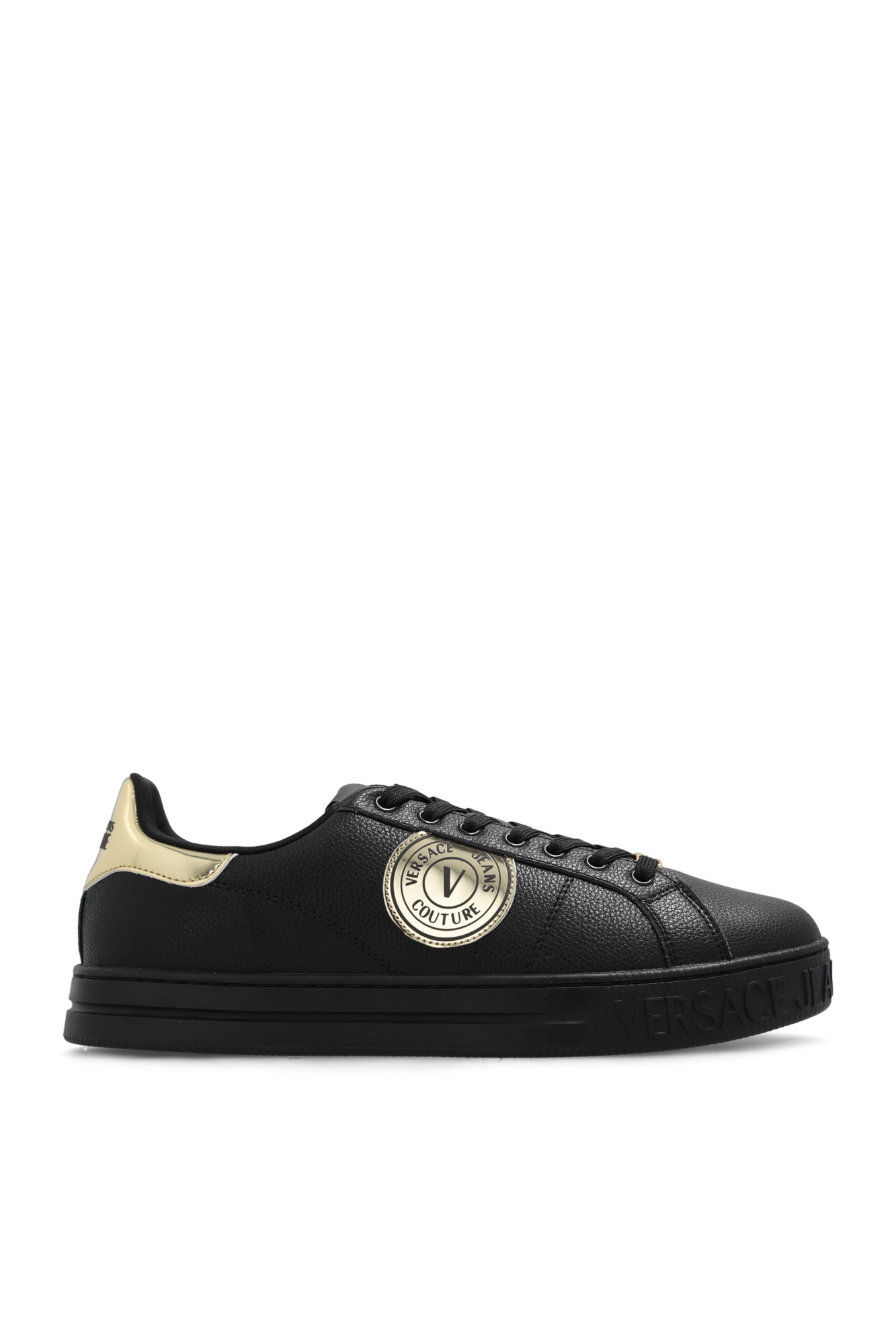 Versace black hot sale mens shoes